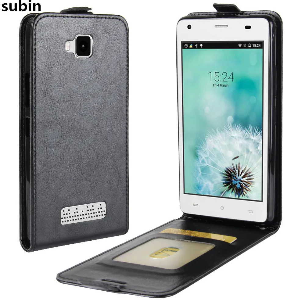Чехлы для телефонов чехлы CUBOT ECHO Carcasa Funda из искусственной кожи откидные и пуховые