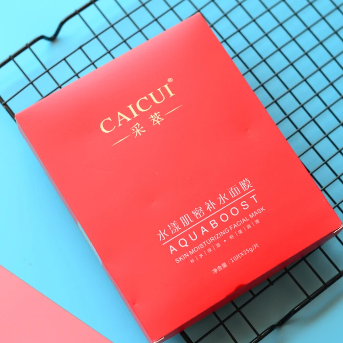 10 шт. маски для лица CAICUI с красным гранатом увлажняющая питательная отбеливающая