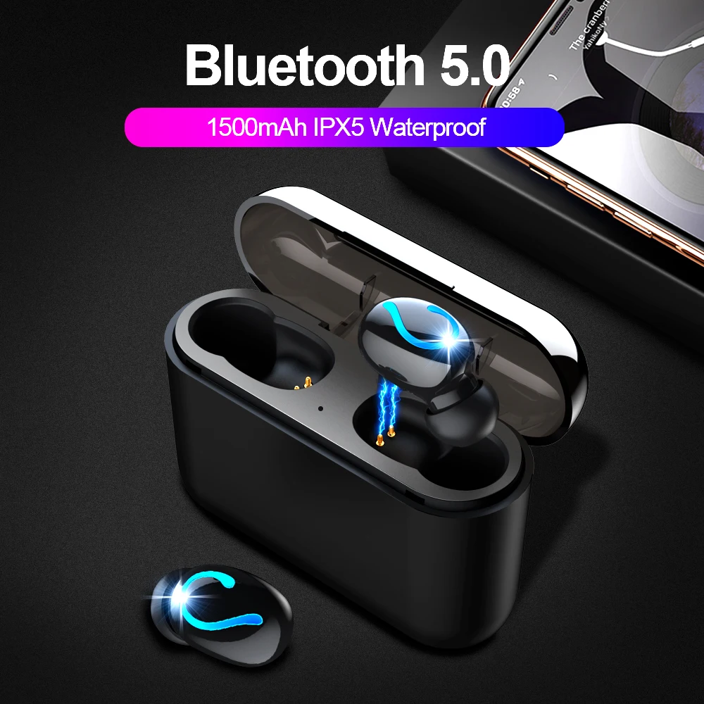ALWUP Bluetooth 5,0 наушники TWS беспроводные наушники Blutooth наушники True беспроводные стерео наушники спортивные наушники HBQ-Q32