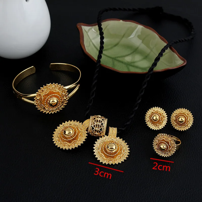 Новинка Ювелирный Комплект из эфиопского национального кристалла