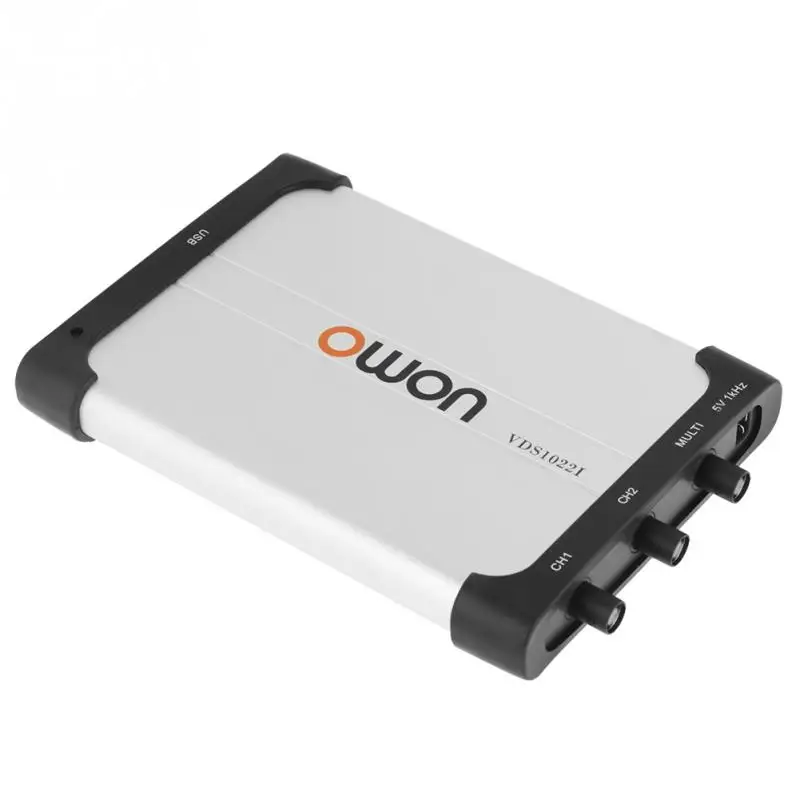 OWON VDS1022I Виртуальный USB осциллограф 100MSa/S 25 м двухканальный для ПК зонд кабель