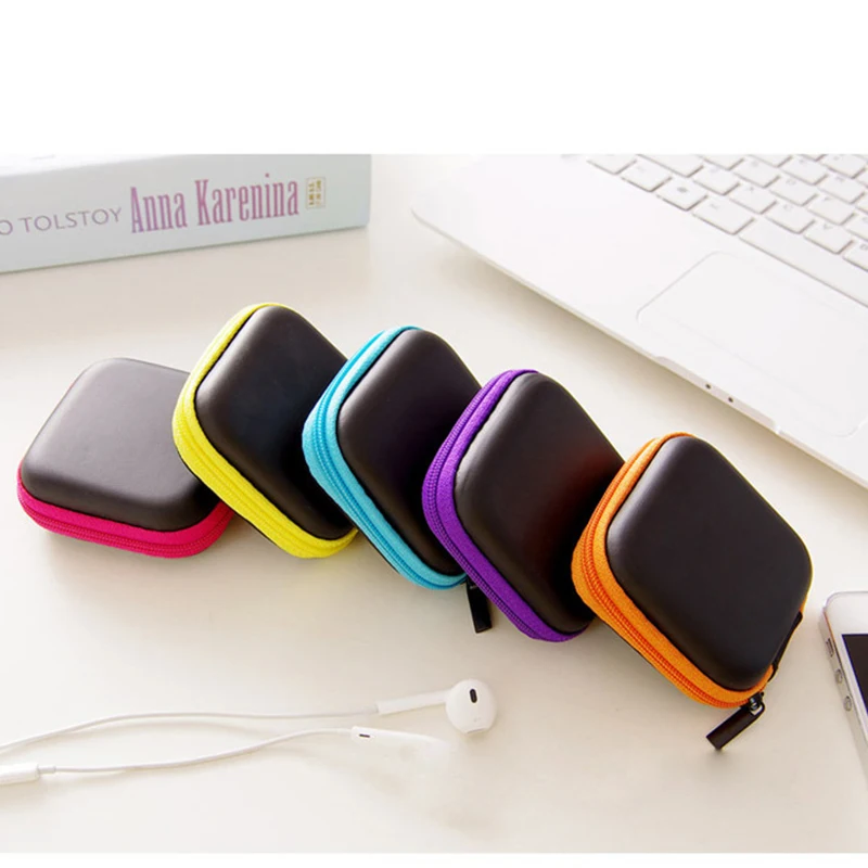 FFFAS наушники провода коробка для хранения на молнии защитный USB кабели контейнер