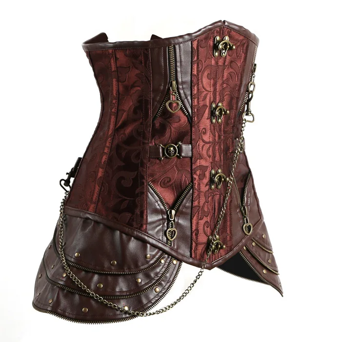 Модный панк корсет под грудью формирователь тела женское тело похудение грудь