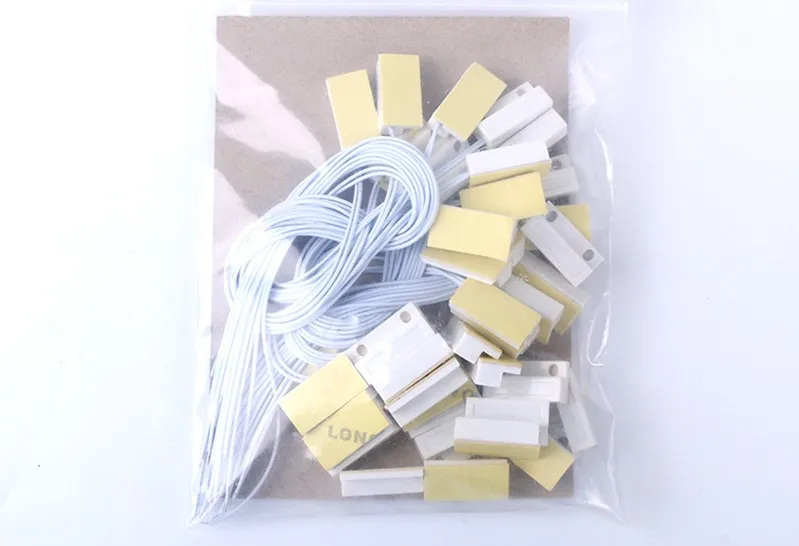 Wofea 50 пар Проводной магнитные контакты датчик двери окна для аварийная система