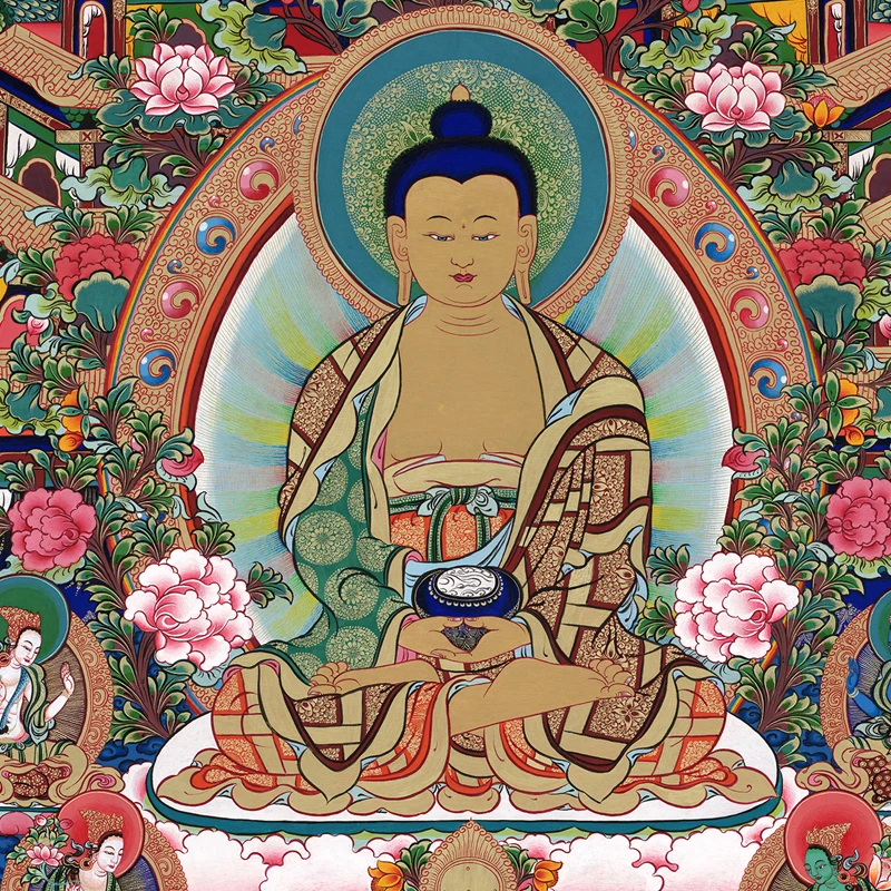 Декоративная картина Thangka постеры с распылителем для спальни тибетский