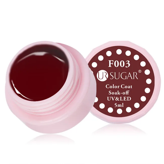 UR SUGAR Цвет гель УФ гель лак краска УФ светодиодный Блеск чистое лаковое гелевое покрытие для ногтей Отмачивание светодиодный длинный прочный ноготь художественный дизайн лак - Цвет: F003