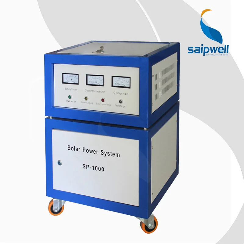 Производители питания большой вертикальная синяя коробка 1000 Вт / солнечного дома