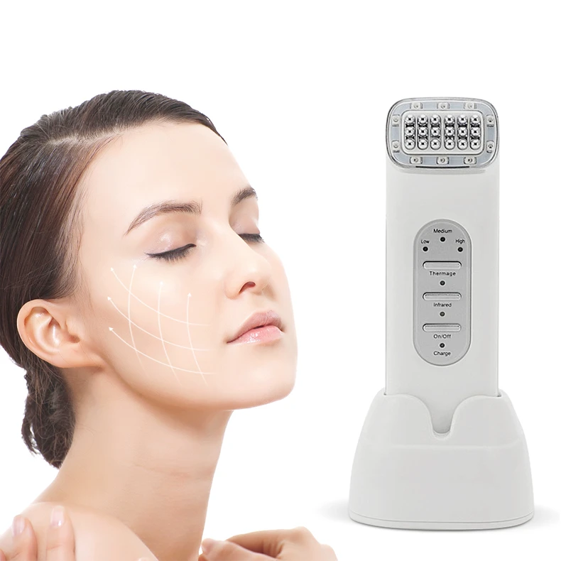 Dot Matrix RF Radio Frequency Far-infrared Wave Therapy Wrinkle Removal Face Lifting Skin Tightening Facial SPA Massage Machine