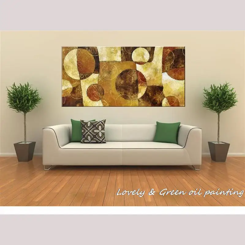 100% оригинальная ручная роспись абстрактная картина маслом на холсте Настенный