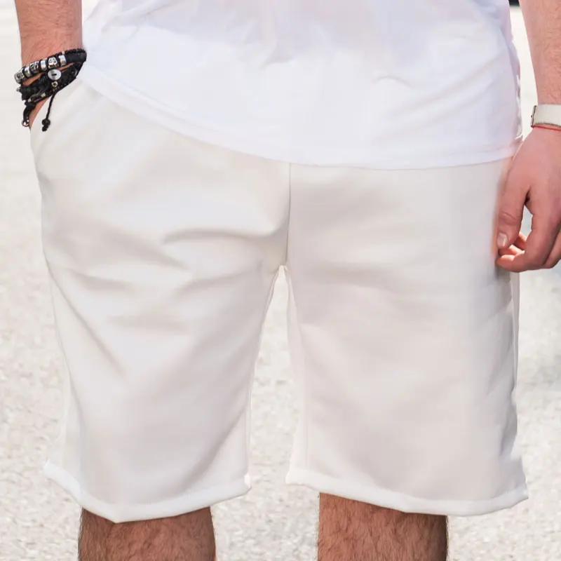 Летние однотонные Для Мужчин's Пляжные шорты Повседневное модные мужчин