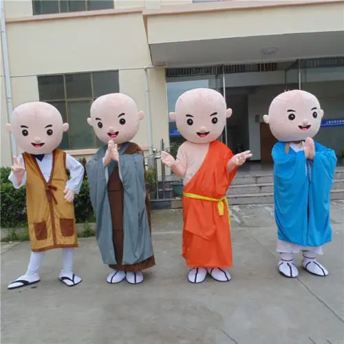 Новинка Лидер продаж симпатичный пенопластовый 1 шт. костюм буддистского монаха