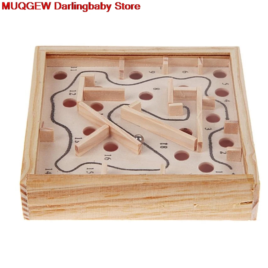 Новый деревянный математический Блок Игрушка Лабиринт бусы доска Дети Баланс