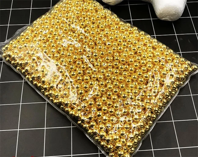 Diy Материал 1000 шт жемчужный медведь пакет розовый модель из пены пресс форма