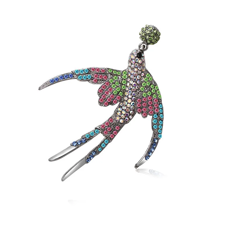 2018 New Brooch Best Selling Fashion Painted Swallow Exquisite Wild Clothing Accessories Unisex Gifts Souvenir | Украшения и