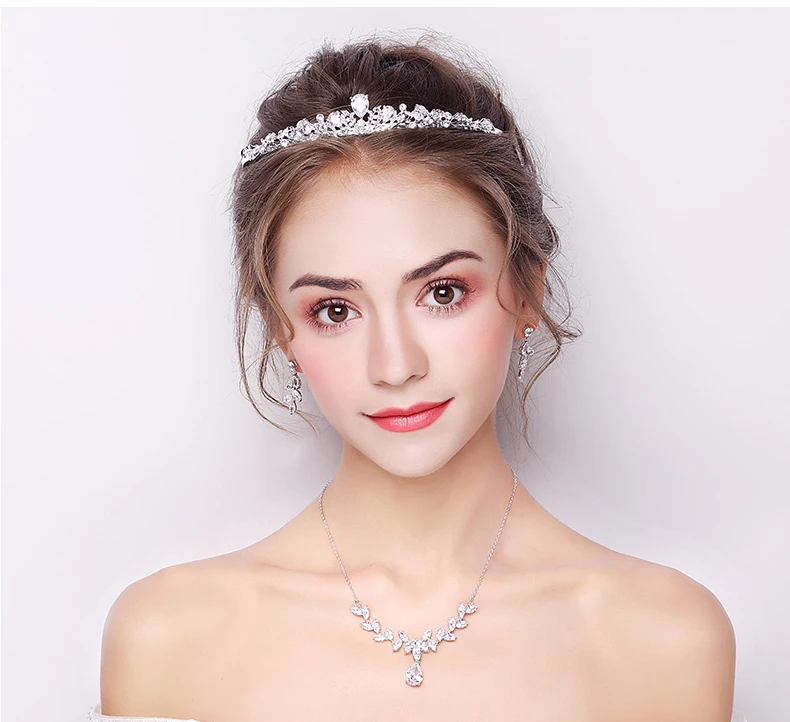 muylinda Classic Bridal Crystal Tiara And Crown Flower Vine Hair Accessories For Women Wedding Headband Tiaras