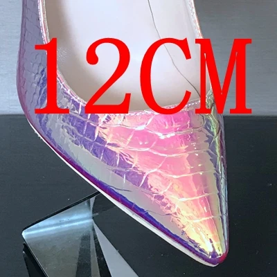 jinshe 12CM 8/10/12 см шпильки Для женщин летние Обувь на высоких каблуках под платье Свадебные туфли-лодочки на платформе острый носок туфли-лодочки женские сандалии обуви - Цвет: jinshe 12CM