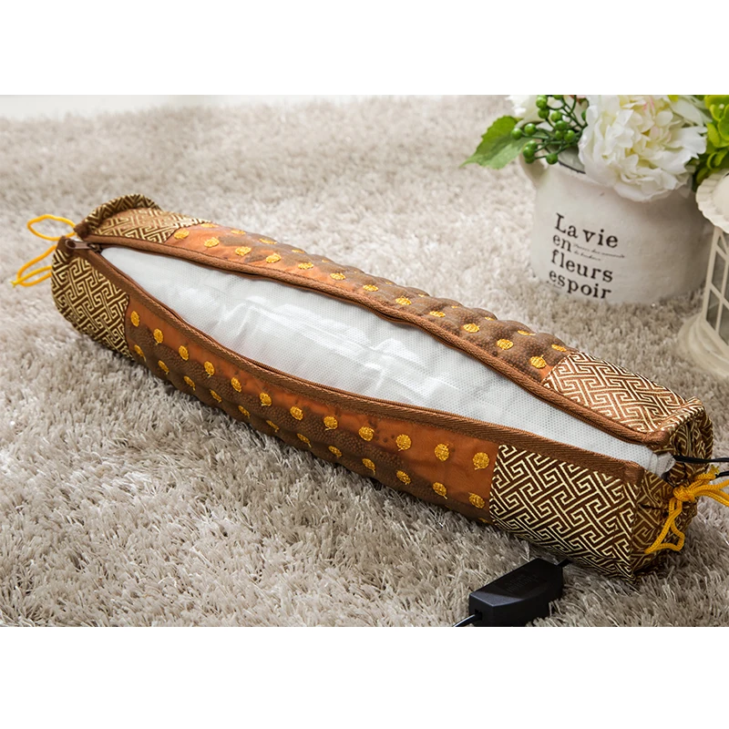 Электрический бамбуковый угольный нагревательный массажер для шеи плеч | Дом и