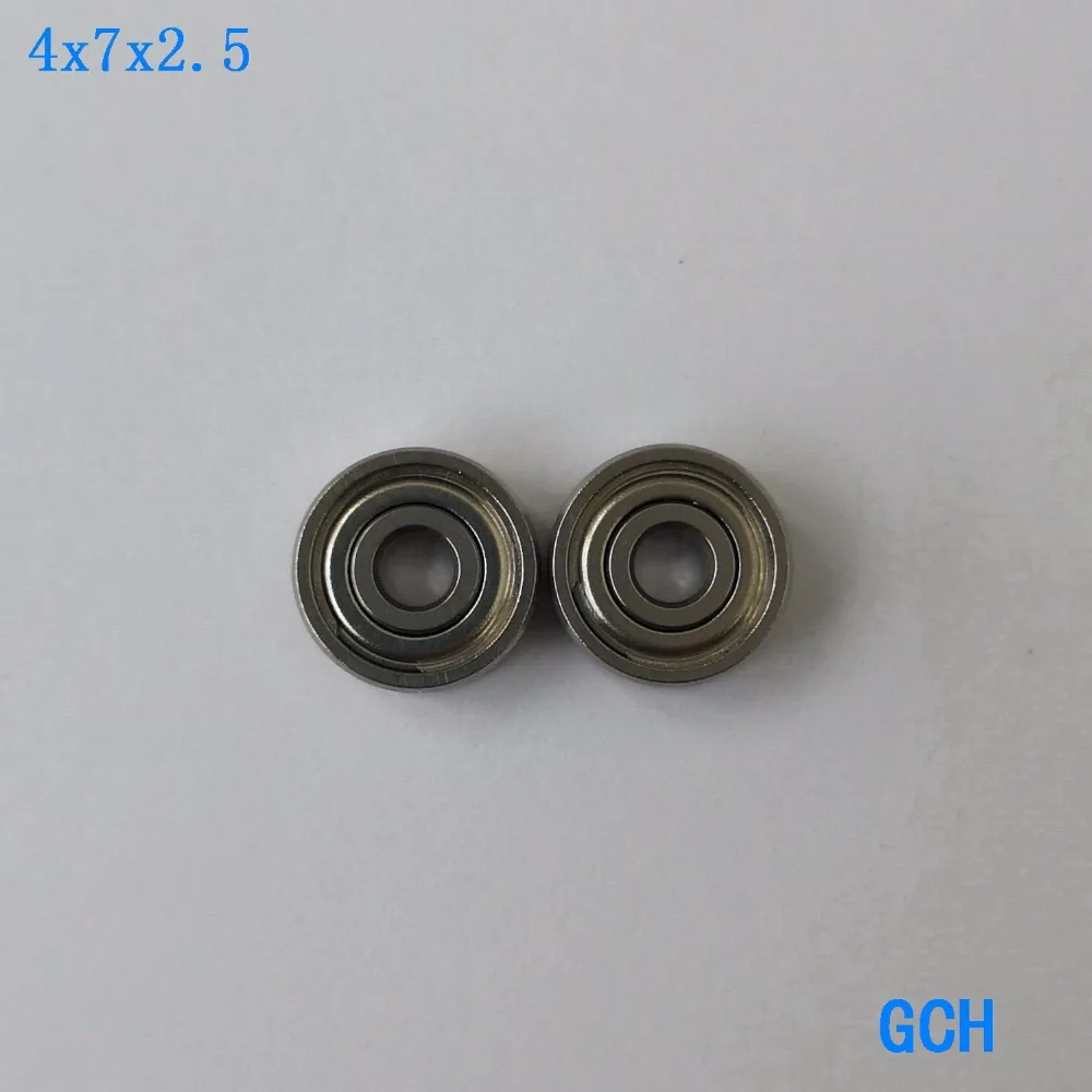 2 шт. 4X7X2.5mm SMR74 ZZ ABEC7 Нержавеющая сталь Гибридный Керамика Рыболовная катушка