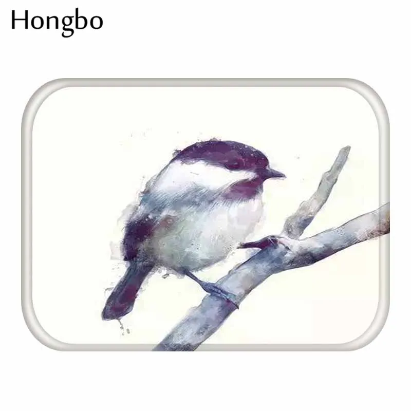 20 Hongbo Кот Сова двери коврики фланелевый ковер животный узор вход напольный коврик нескользящий входной коврик - Цвет: 20