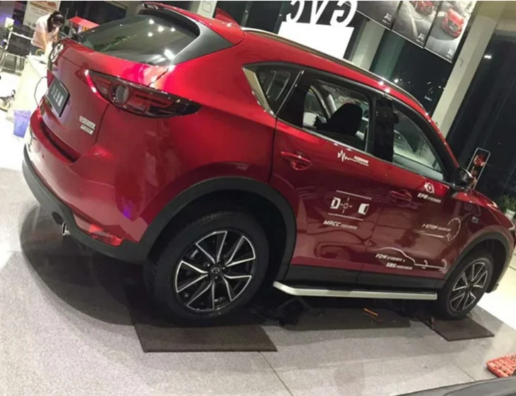 Новый стиль алюминиевая Подножка для Mazda CX5 CX 5 2017 2018 2019 2020 боковая подножка Nerf|running