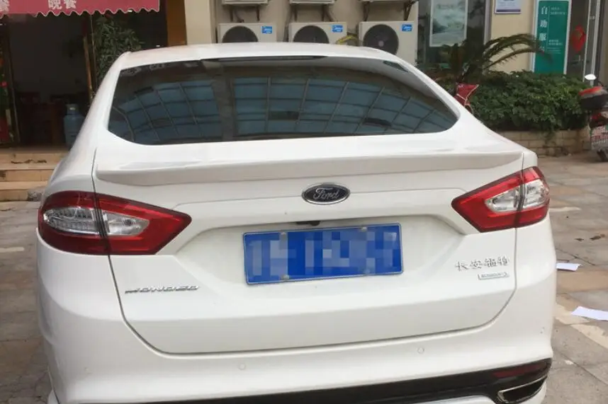 АБС пластик автомобильный заднее крыло багажника спойлер для Ford Mondeo Fusion 2013 2014 2015