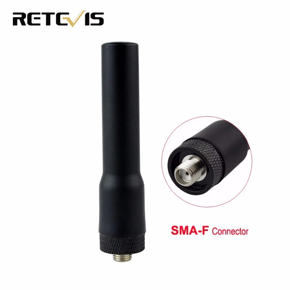 Retevis VHF UHF двухдиапазонная антенна SMA F для Kenwood BAOFENG UV5R TYT HYT H777 Walkie Talkie Ham Radio Hf
