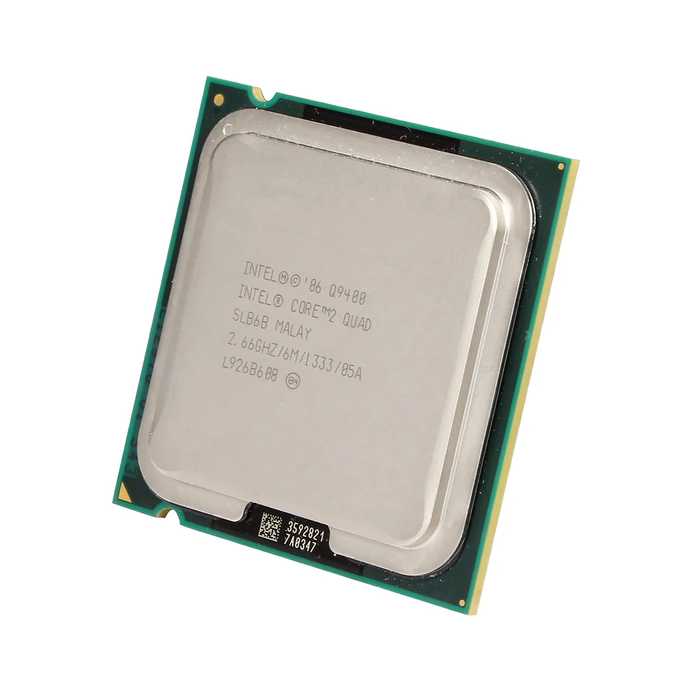 Intel Core 2 Quad Q9400 настольный процессор четырехъядерный 2,66 ГГц 6 Мб кэш-память FSB 1333 LGA 775 9400 используемый процессор