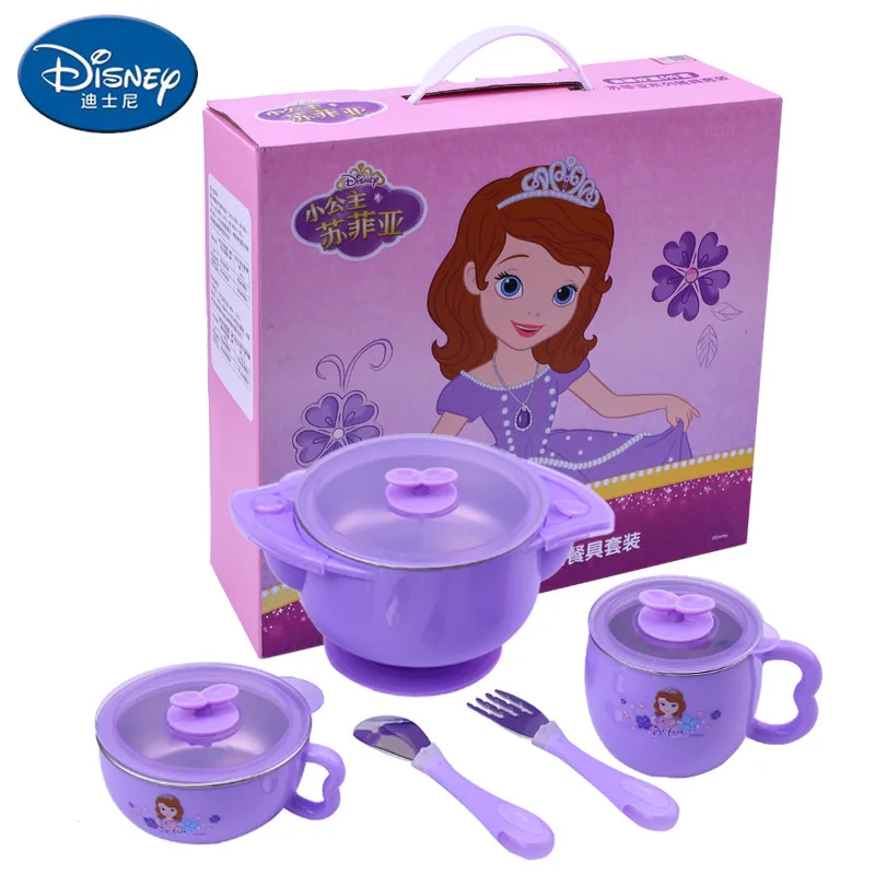 5 шт./лот диснеевские малыши Микки Минни мультфильм анимация нержавеющая сталь