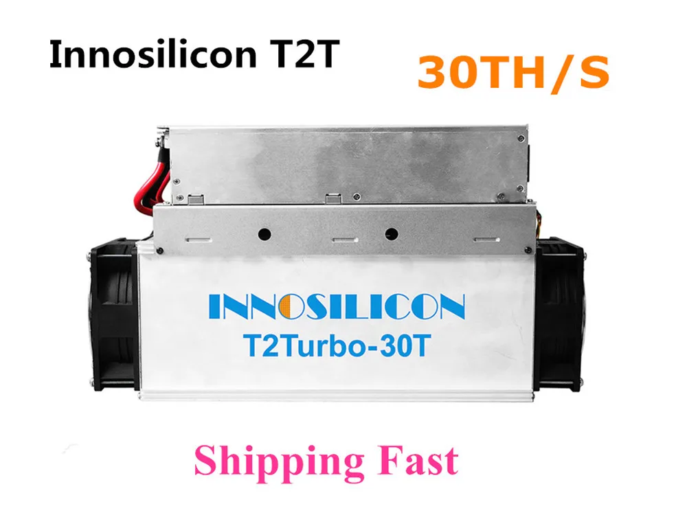 Новинка Майнер Innosilicon T2T 30T с блоком питания Биткоин BTC BCH лучше чем Antminer S9 S11 S15 S17 T9 +