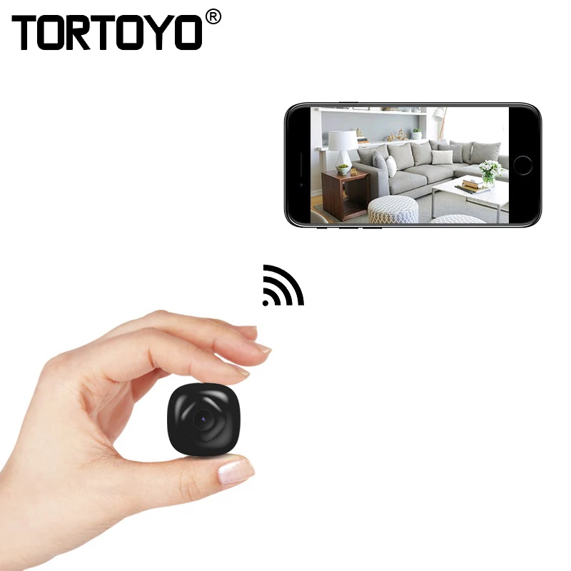 TORTOYO Full HD 1080 P CMOS объектив Mini DV IP камера беспроводной сетевая камера ночное видение обнаружения движения Smart Безопасности оповещения