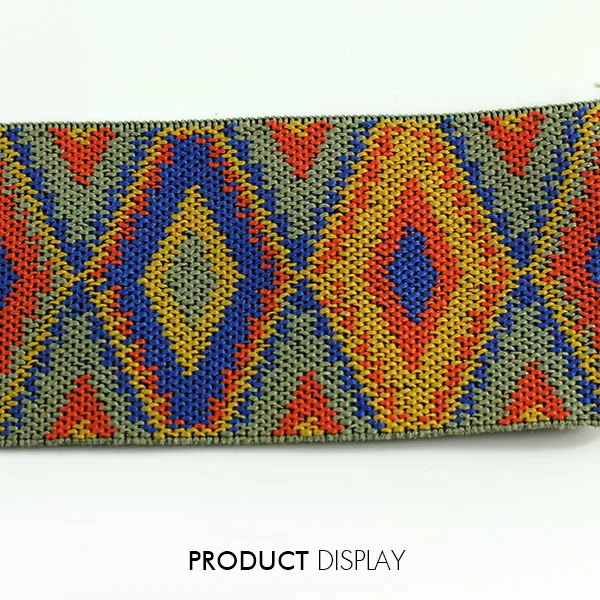 Жаккардовая эластичная лента из эластичной ткани материал для шитья аппликация