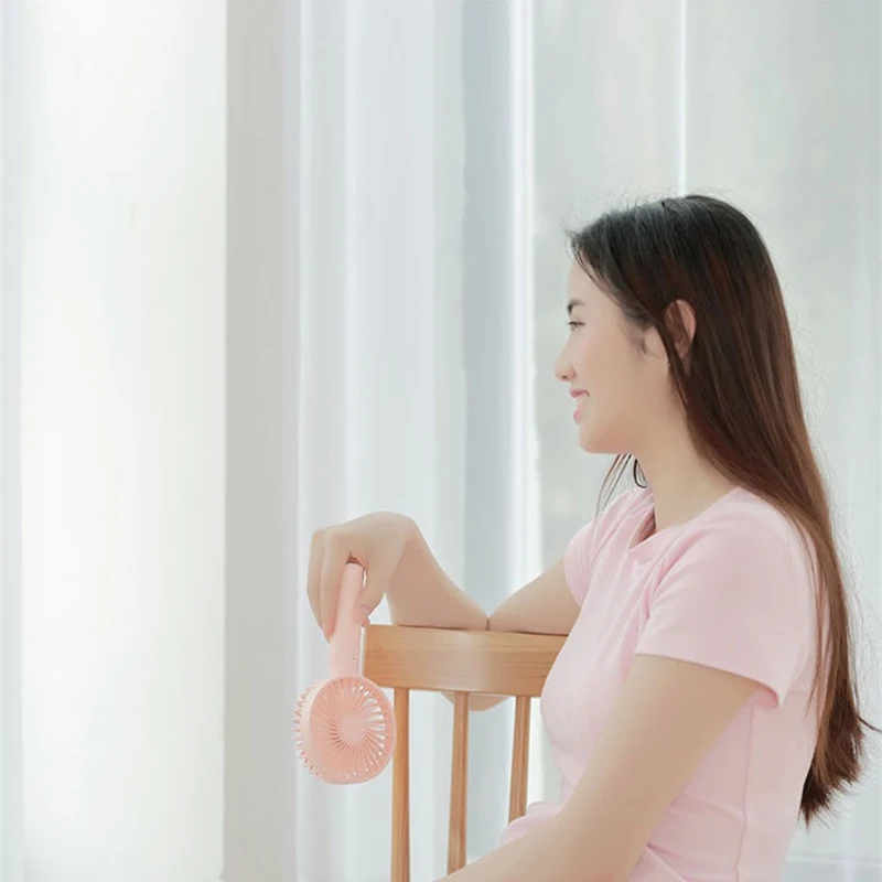 2000 мАч перезаряжаемый ручной вентилятор 5 передач натуральный ветер бесшумные