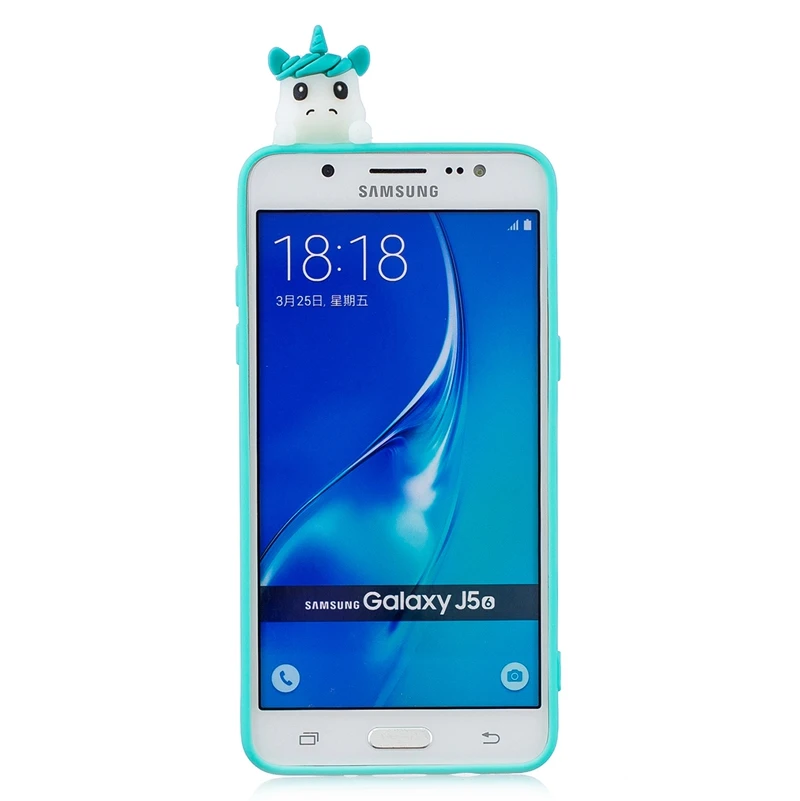 Etui для samsung J5 чехол для Galaxy J3 3D мультяшная Панда Свинья Единорог силиконовый чехол для Funda samsung J3 J5 J7 чехол