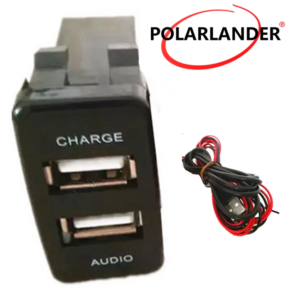 Автомобильное зарядное устройство с двумя разъемами USB 2 1 А 12 В