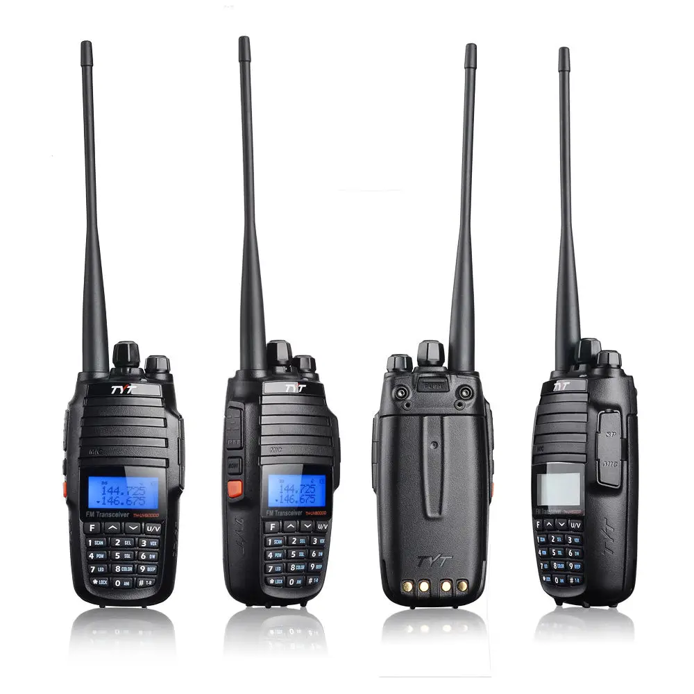 Обновленная версия 2 шт. VHF UHF Cross Band 3600 мАч батарея Dual Display 10 Вт двухстороннее радио