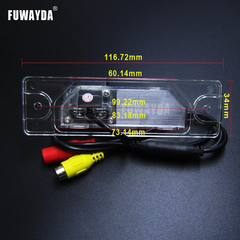 CCD 170 широкоугольная HD камера ночного видения Автомобильная заднего вида