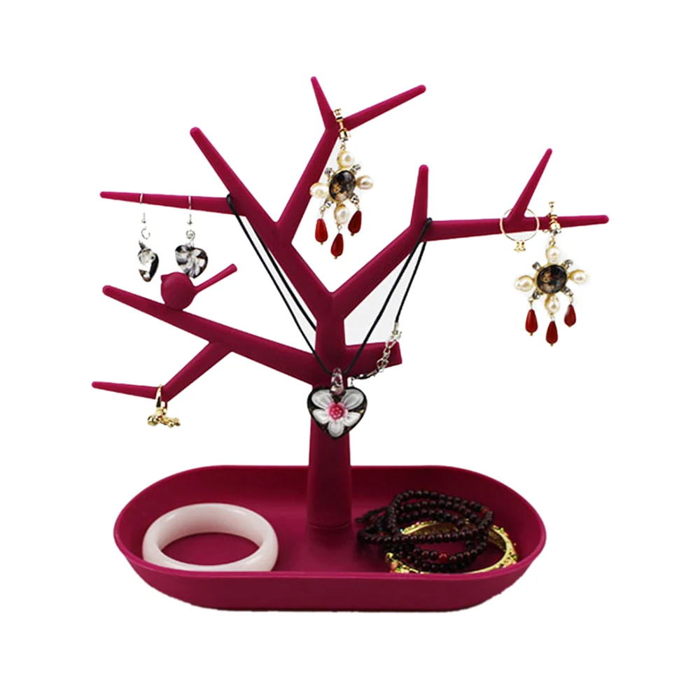 Ветви дерева часы дисплеи ювелирных изделий упаковка для кольцо серьги браслет
