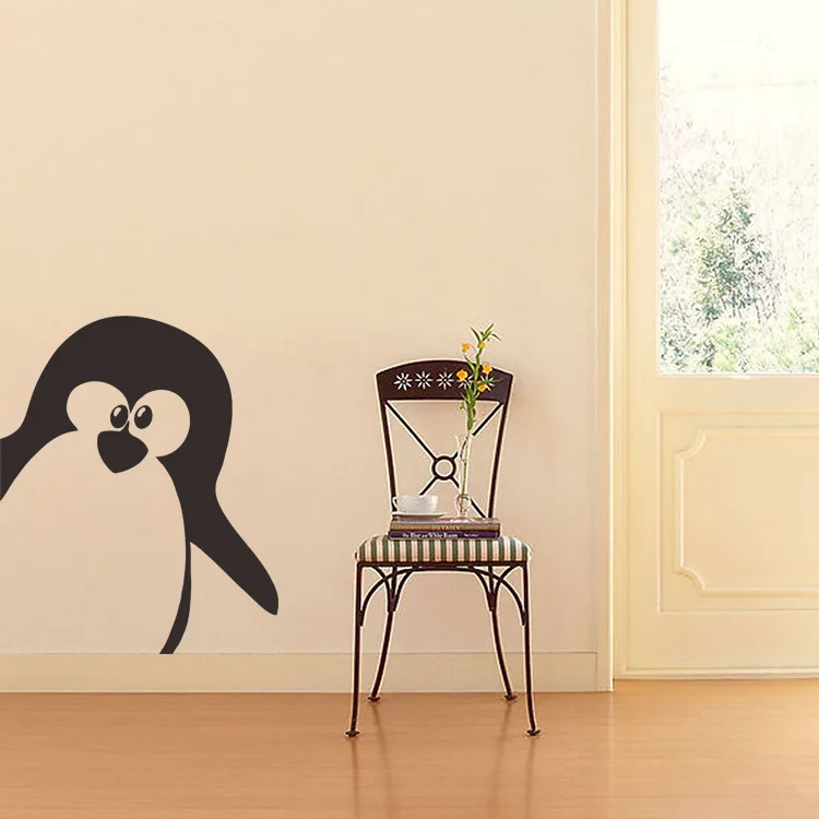 C Книги по искусству Ун животного Наклейки DIY милый пингвин на стену Съемный Дети