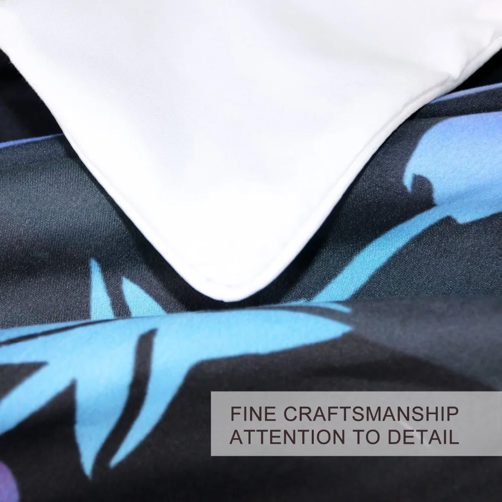 Снежный Ловец пододеяльник 3 шт ночное небо Снежинка постельные принадлежности