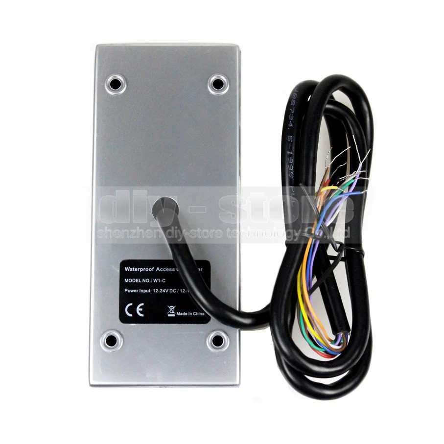 DIYSECUR Водонепроницаемая RFID 125 кГц клавиатура считывателя контроля доступа с