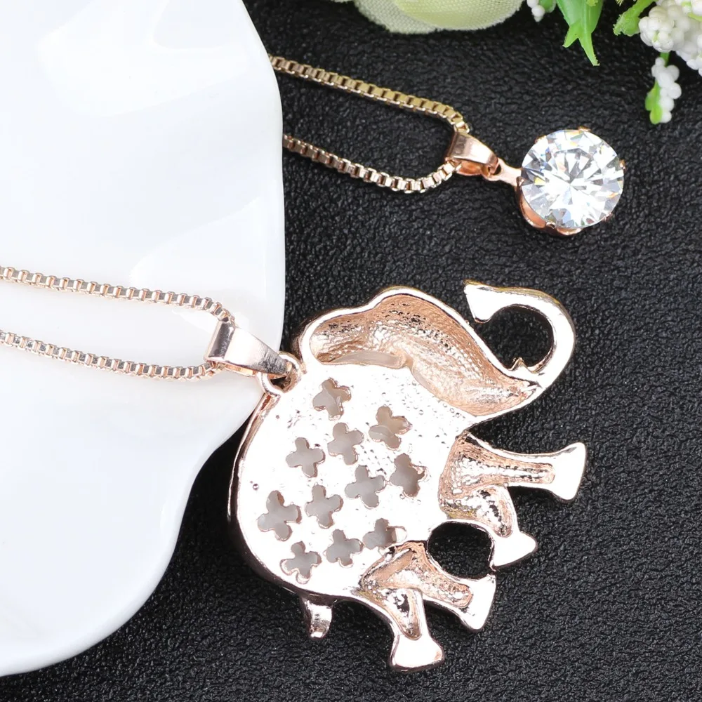 Женское Ожерелье со слоном и кристаллами|animal jewelry|fashion jewelryjewelry fashion |
