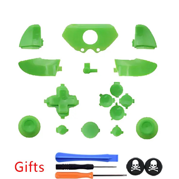 Fresh Green glossy Controller Cover Full Housing Shell Case Button Kit+GIFT for XBOX ONE | Электроника