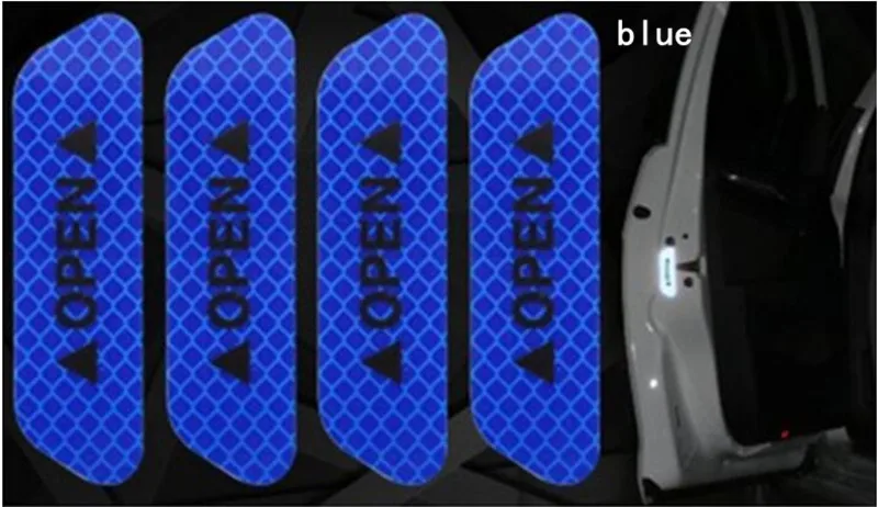 4 шт. наклейки на двери автомобиля знак безопасности предупреждающие