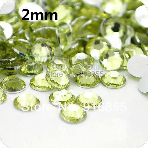 

Free shipping Wholesale 30000pcs small size 2mm Light yellow Resin Flatback rhinestones,nail art rhinestones,DIY decoration