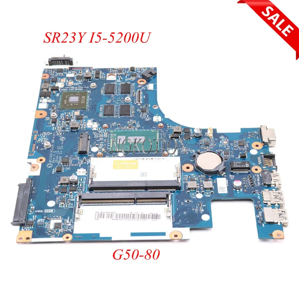 

Материнская плата NOKOTION ACLU3 ACLU4 для ноутбука lenovo Ideapad NM-A361 R5 M330 DDR3L SR23Y