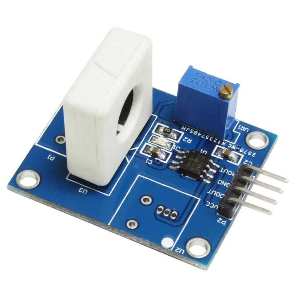 

WCS1800 DC 5V Hall Current Detection Sensor Module 35A Short Circuit Overcurrent Protection Module