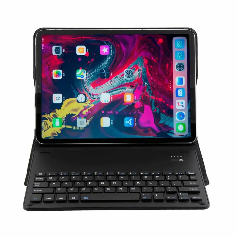 

Aluminum Removable Detachable Bluetooth Keyboard Case Cover for 2018 iPad Pro 11 Wireless Bluetooth Keyboard Case for iPad 11"