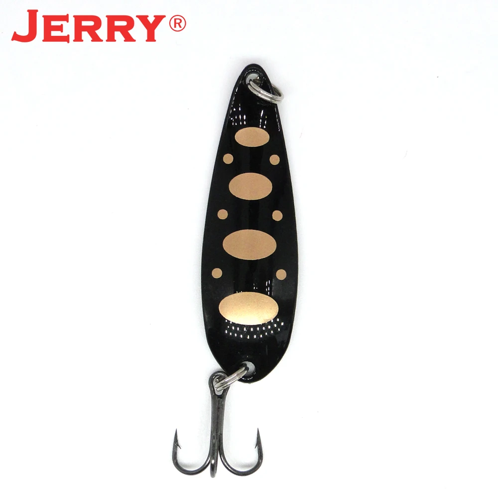 Jerry 6 шт. 7 5 г Троллинг рыболовные ложки УФ Цвета пресноводные металлические