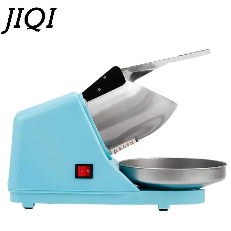 JIQI 65 кг/ч электрическая льдовая дробилка с регулируемой толщиной бритва для