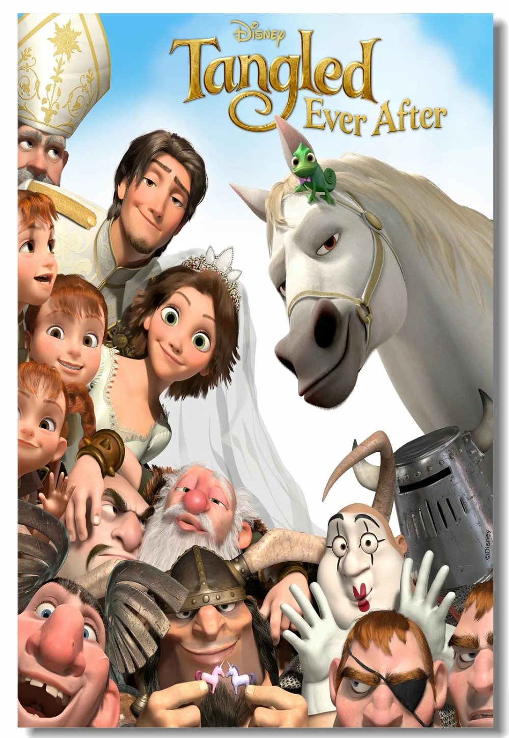 Настенная роспись на холсте спутанный плакат Ever After Рапунцель наклейки стену